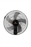 Masterfan Ventilador Muro, 3 Velocidades, 18", Negro