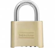 Master Lock Candado de Combinación 175D de Latón, 50mm, 1 Pieza
