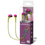 Maxell Audífonos Intrauriculares Couleur Buds, Alámbrico, Verde/Rosa - Imagen adicional 1