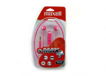 Maxell Audífonos Intrauriculares SMAX+, Alámbrico, Rosa