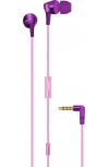 Maxell Audífonos Intrauriculares con Micrófono Fusion, Alámbrico, 3.5mm, Púrpura