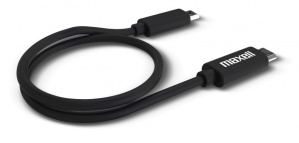 Maxell Cable Micro USB B Macho - Micro USB B Macho, 30cm, Negro