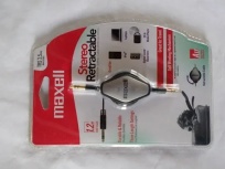 Maxell Cable AUX 3.5mm Macho - 3.5mm Macho, 1.2 Metros