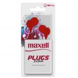 Maxell Audífonos Intrauriculares IN-225, Alámbrico, 3.5mm, Rojo - Imagen adicional 1