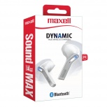 Maxell Audífonos Intrauriculares Deportivos con Micrófono DYNAMICS TWS EB-BT95, Inalámbrico, Bluetooth, USB, Blanco - Imagen adicional 2