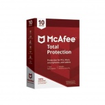 McAfee Total Protection, 10 Dispositivos, 1 Año, Windows/Mac/Android/iOS