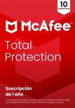 McAfee Total Protection, 10 Dispositivos, 1 Año, Windows/Mac