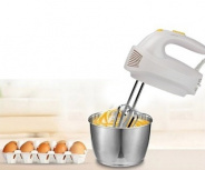 Megaluz Batidora DDQ-501, 120W, 5 Velocidades, Blanco