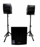 Megaluz Sistema Lineal de Audio LA-800, 18", Bluetooth, 2.1 Canales, 500W RMS, Negro