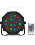 Megaluz Proyector de Luz PAR-01, Control Remoto, RGB