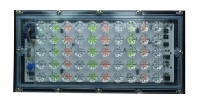 Megaluz Reflector LED RGB R18W30MM28, 30W, Negro - 10 Piezas