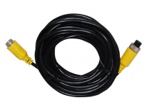 Meriva Technology Cable para Cámara CCTV Series ECO, DIN 4 pin, 7 Metros, Negro