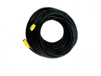 Meriva Technology Cable para Cámara CCTV, DIN 4 pin, 30 Metros, Negro