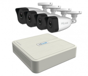 Meriva Technology Kit de Vigilancia KIP2MP/4B de 4 Cámaras IP Bullet con Grabadora de 4 Canales