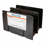 Bloque de Distribución de Energía Mersen, 2 Polos, 400A, 1000V, Negro