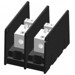 Bloque de Distribución de Energía Mersen, 2 Polos, 175A, 1000V, Negro