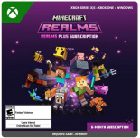 Minecraft Realms Plus, 6 Meses, Xbox One/Series X/S/Windows ― Producto Digital Descargable