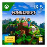 Minecraft Edición Estándar + 3500 Minecoins, Xbox Series X/S/Xbox One