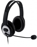 Microsoft LifeChat con Micrófono LX-3000, Alámbrico, Negro/Plata