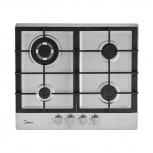 Midea Parrilla de Gas Empotrable MTGB24R3402GS, 4 Quemadores