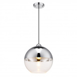 Midlait Lámpara Colgante Bianca, Interiores, 60W, Base E26, Cromo - No Incluye Foco