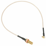 MikroTik Conector Coaxial MMCX Macho - RPSMA Macho, 1 Pieza