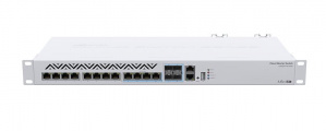 Switch MikroTik 10G Ethernet Cloud Router, 8 Puertos 100/1000/10000Mbps + 4 Puertos SFP+, 240 Gbit/s - Administrable
