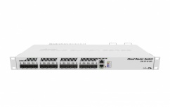 Switch MikroTik Gigabit Ethernet Cloud Router, 1 Puerto 10/100/1000Mbps + 16 Puertos SFP+ - Administrable