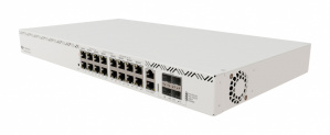 Switch MikroTik CRS320-8P-8B-4S+RM, 17 Puertos Gigabit Ethernet 10/100/1000 16 x PoE 963W, 4 Puertos SFP+, 4 Puertos QSFP+, 128 Gbit/s, 32000 Entradas, Administrado