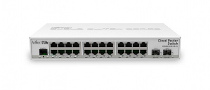 Switch MikroTik CRS326-24G-2S+IN, 24 Puertos Gigabit Ethernet 10/100/1000, 2 Puertos SFP+, 88 Gbit/s, 16000 Entradas, Administrado