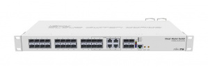 Switch MikroTik CRS328-4C-20S-4S+RM, 4 Puertos Gigabit SFP/RJ45, 20 Puertos SFP, 4 Puertos SFP+, 128 Gbit/s, 16000 Entradas, Administrado