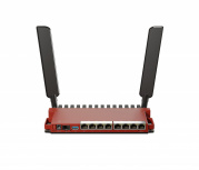 Router MikroTik Gigabit Ethernet L009UiGS-2HaxD-IN, WiFi6, Inalámbrico, 574Mbit/s, 8x RJ-45, 2.4GHz, 4 Antenas de 4dBi