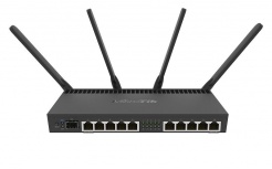 Router Mikrotik Gigabit Ethernet de Banda Dual RB4011iGS+5HacQ2HnD-IN, Inalámbrico, 1733 Mbit/s, 2.4/5GHz, con 4 Antenas de 3dBi