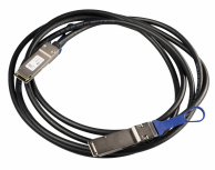 MikroTik Cable QSFP28+ Macho - QSFP28+ Macho, 3 Metros, Negro