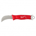 Milwaukee Navaja Curva con Punta Roma Stickwork, Rojo/Acero Inoxidable