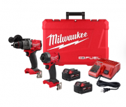Milwaukee Taladro de Batería M18 FUEL, Reversible, 1/2", 800W