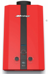 Mirage Calentador de Agua Turbo Flux, Gas L.P., 360 Litros/Hora, Rojo