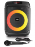 Misik Bocina MB103, Bluetooth, Inalámbrico, 24W RMS, Negro