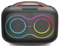 Misik Bocina Portátil MS272, Bluetooth, Inalámbrico, 40W, Negro