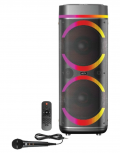 Misik Bocina MB2205, Bluetooth, Alámbrico/Inalámbrico, 100W RMS, USB, Negro