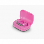 Misik Audífonos Intrauriculares con Micrófono MH609, Inalámbrico, Bluetooth, USB-C, Rosa - Imagen adicional 1