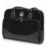 Mobile Edge Maletín de Cuero Classic Corduroy para Laptops 16", Negro