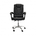 Modamob Silla OC707, Respaldo acolchado, Negro