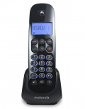 Motorola Teléfono Inalámbrico M750, Negro - 2 Piezas