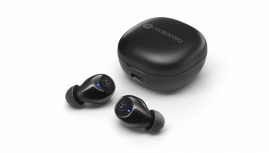 Motorola Audífonos Intrauriculares con Micrófono BUDS 105, Inalámbrico, Bluetooth, USB-C, Negro