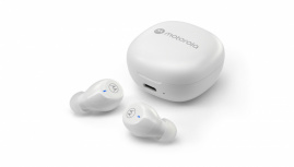 Motorola Audífonos Intrauriculares con Micrófono BUDS 105, Inalámbrico, Bluetooth, USB-C, Blanco