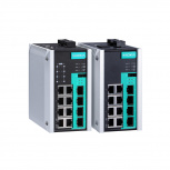 Switch Moxa Gigabit Ethernet EDS-G512E-8PoE-4GSFP-T, 8 Puertos PoE 10/100/1000Mbps + 4 Puertos SFP, 36W, 8.000 Entradas - Administrable