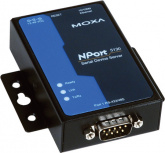 MOXA Servidor Serial NPort 5130, 1x RJ-45 10/100Mbps, 1x RS-422/485 DB9, Negro