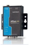 MOXA Servidor Serial NPort 5150A, 1x RJ-45 10/100Mbps, 1x RS-232/422/485 DB9, Negro