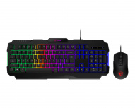 Kit Gamer de Teclado y Mouse MSI FORGE GK100, Alámbrico, USB, Negro, Español image